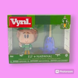 Funko Vynl Elf Buddy & Narwhal Collectible Vinyl Figures